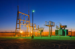 A geothermal plant